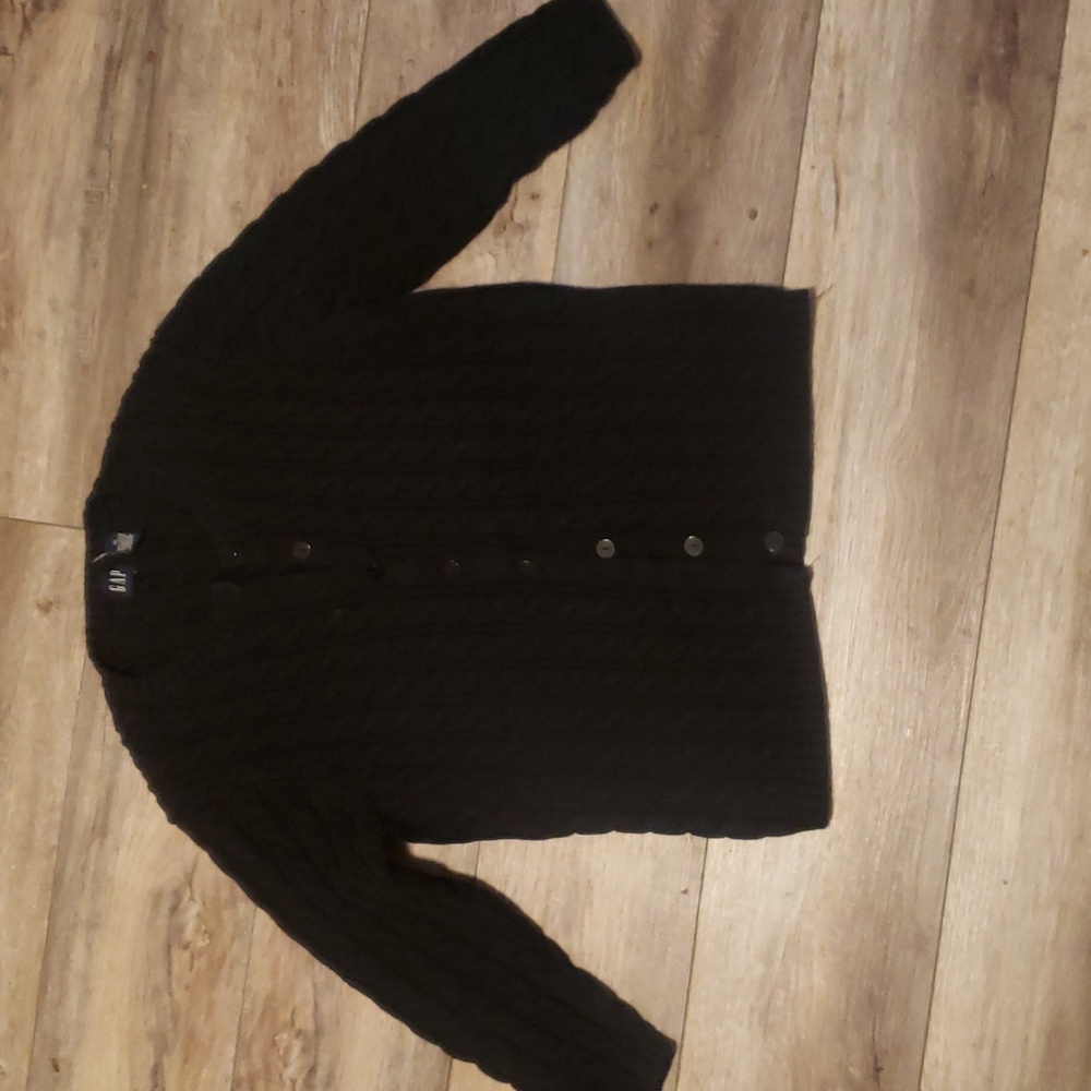 Gap girls sweater cardigan black